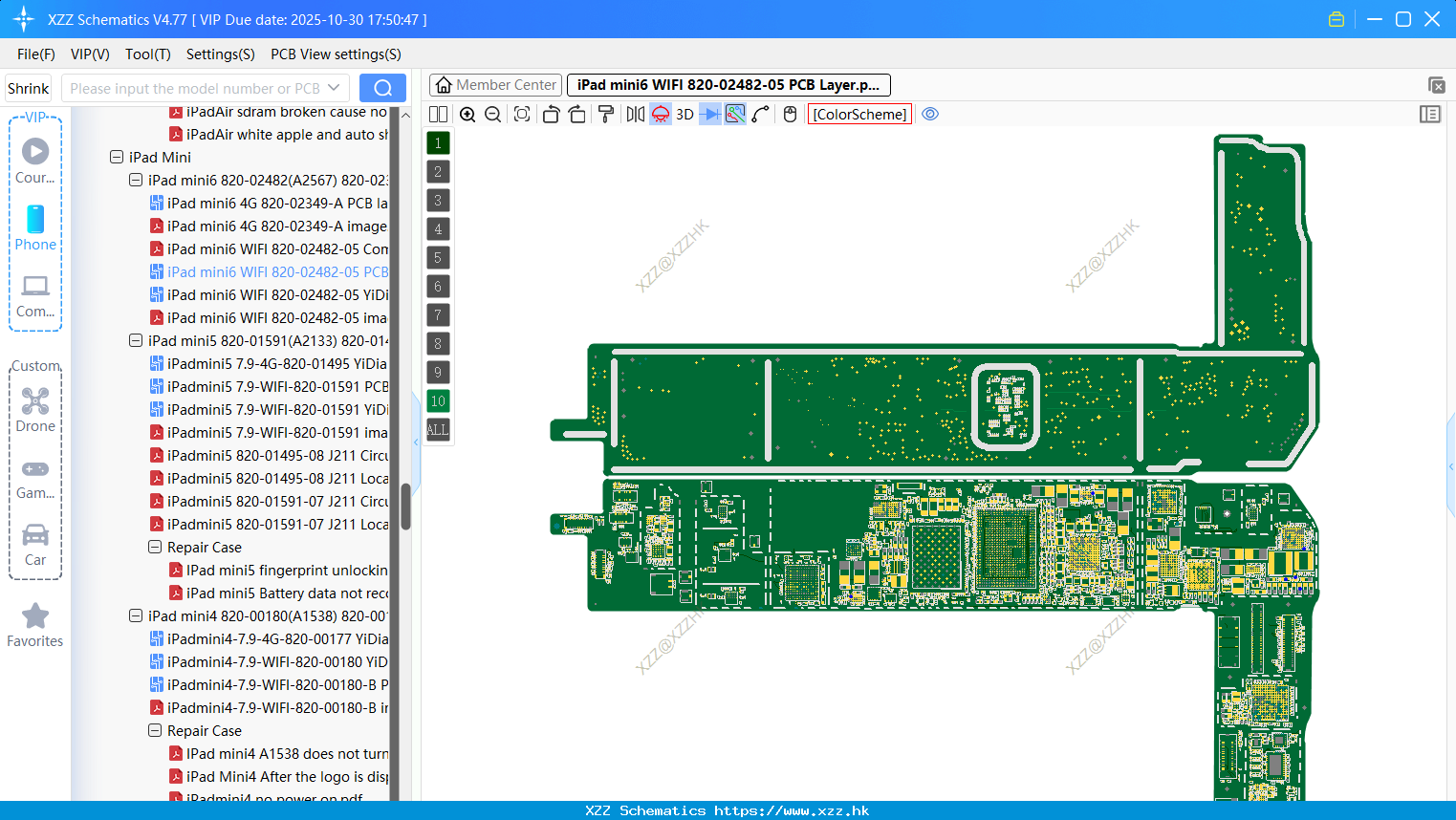 IPad Mini6 WIFI 820-02482-05 PCB Layer
